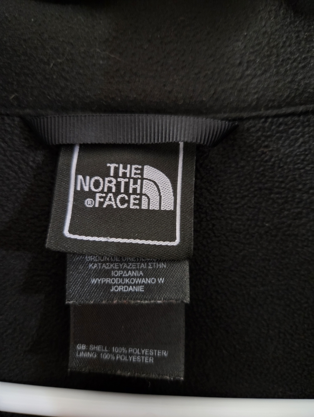 The North Face Men's Black Fleece Vest with Logo On Front And Back. Sz M - Picture 2 of 7